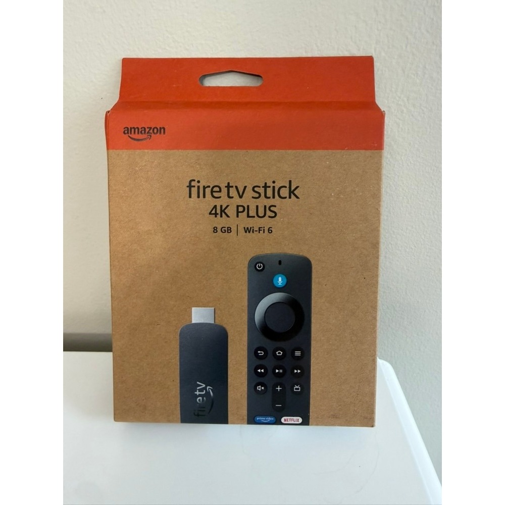 Amazon Fire TV Stick 4K Plus Streaming Media Player Black 8GB Wi-Fi 6 NWT